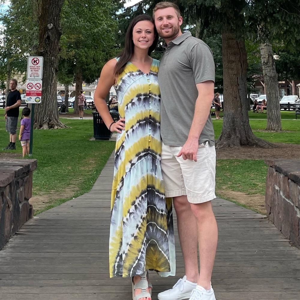 Young Fabulous and Broke Tie-Dye Maxi Dress